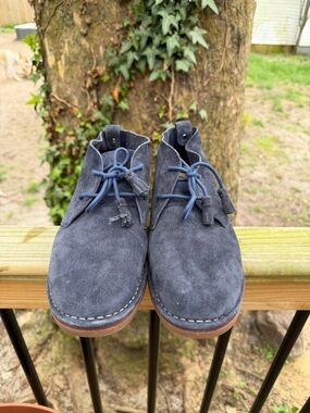 Hush Puppies Women's Cyra Suede Catelyn boots Dark Blue Chukka